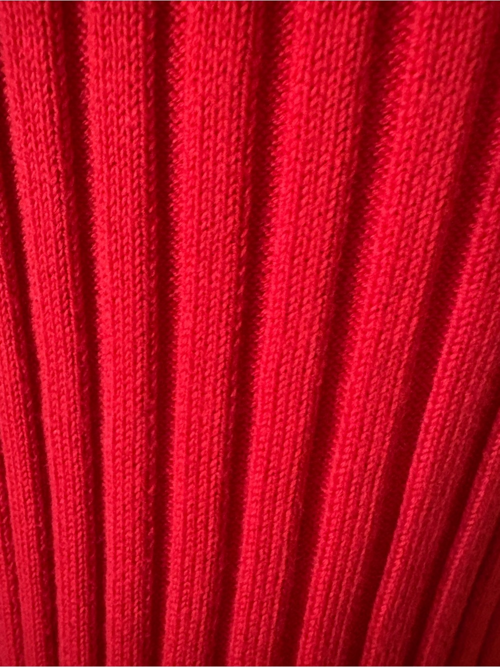 Lauren Ralph Lauren Classic Ribbed Short-Sleeve Top - Red Size L - Picture 6 of 6